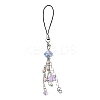 Glass & Acrylic Mobile Straps HJEW-SW00079-09-1