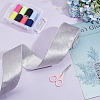 10 Yards Single Face Velvet Ribbon OCOR-WH0093-12A-4