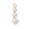 Natural Cultured Freshwater Pearl Pendants PALLOY-JF05145-3