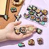 20Pcs 10 Styles Silicone Focal Beads SIL-CJ0002-89-4