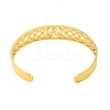304 Stainless Steel Triquetra/Trinity Knot Hollow Open Cuff Bangles BJEW-S154-02G-3