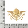 304 Stainless Steel Pendant Cabochon Settings X-STAS-L293-04G-3