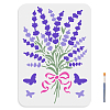 1Pc PET Hollow Out Drawing Painting Stencils DIY-MA0004-28A-01-1