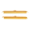 Iron Slide On End Clasp Tubes IFIN-R212-4.0cm-G-1