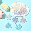 14Pcs 5 Colors AB Color Transparent Acrylic Chandelier Component Links TACR-FS0001-55-8