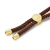 Cotton Cord Bracelet Making KK-F758-03N-G-3