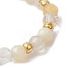 Natural Rutilated Quartz Beaded Stretch Rings RJEW-JR00867-05-4