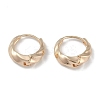 Wavy Brass Hoop Earrings for Women EJEW-L292-017G-1