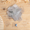 PVC Single Pocket Coin Sleeves Holders ABAG-WH0038-42-4