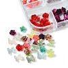 180Pcs 12 Styles Spray Painted Resin Cabochons MRMJ-FS0001-03-3