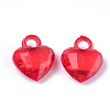 Transparent Acrylic Pendants X-TACR-T005-06-2