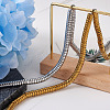 2 Strands 2 Colors Electroplate Non-magnetic Synthetic Hematite Beads Spacers Strands G-TA0001-28-4