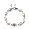 304 Stainless Steel Ladybug Link Bracelets for Women BJEW-K226-15B-P-4