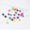 24 Colors Transparent Glass Beads FGLA-JQ0001-03-4mm-3
