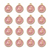 Golden Plated Alloy Enamel Charms LS-ENAM-S118-07J-2