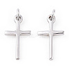 925 Sterling Silver Religion Cross Charms STER-T007-51P-1