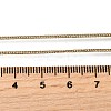 1.2MM 304 Stainless Steel Wheat Chain Necklaces for Men STAS-V011-03A-G-5