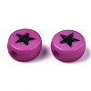 Opaque Acrylic Beads MACR-N008-32B-3