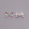 Bowknot Resin Cabochons MRMJ-WH0074-32F-1