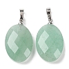 Natural Green Aventurine Pendants G-E603-03P-03-2