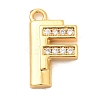 Brass Micro Pave Cubic Zirconia Pendants KK-C117-12G-F-1