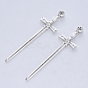 Tibetan Style Alloy Cabochons TIBE-R316-142AS-RS-2