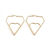 (Jewelry Parties Factory Sale)201 Stainless Steel Hoop Earrings EJEW-L243-18B-G-1