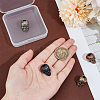 4Pcs 4 Colors Brass European Beads OPDL-OC0001-01B-3