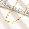 304 Stainless Steel Curb Chain Link Bracelets for Women BJEW-U023-06G-1