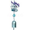 Butterfly Vintage Metal Enamel Wind Chime PW-WG15492-08-1