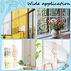 Flower Round Glass Beads Tassel Hanging Suncatchers for Window Garden Outdoor Decoration HJEW-WH20020-007A-4