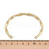 304 Stainless Steel Bamboo Joint Cuff Bangles for Women BJEW-G759-09G-3