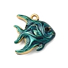 304 Stainless Steel Enamel Pendants LS-STAS-B112-01G-03-1