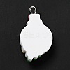 Christmas Opaque Resin Pendants LS-RESI-G043-B02-4