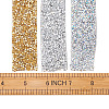 Glitter Resin Hotfix Rhinestone(Hot Melt Adhesive On The Back) OCOR-TA0001-14-10