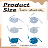 3 Pairs 3 Colors Flat Smooth Polyester Shoelaces AJEW-LP0003-09A-2