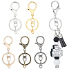 20Pcs 5 Colors Iron Keychain Clasps FIND-BBC0004-69-7