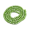 Electroplate Glass Beads Strands EGLA-A044-P4mm-A30-3