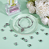 50Pcs 304 Stainless Steel Crimp Beads Covers STAS-BBC0006-73-3