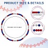 Polymer Clay Rhinestone Round Beaded Necklaces NJEW-SW00049-02-7