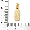 304 Stainless Steel Pendants STAS-Z120-03Y-G-3