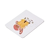 Rectangle Paper Hair Clip Display Cards CDIS-C004-03G-4