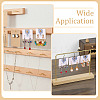 100Pcs Woven Web/Net with Feather Print Paper Jewelry Display Cards CDIS-TA0001-43-9