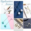 120Pcs 2 Style 304 Stainless Steel Ball Stud Earring Findings STAS-UN0028-90-7
