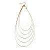 304 Stainless Steel Boston Link Chain Multi Layered Necklaces for Women NJEW-U025-01G-02-2