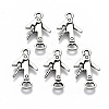 Tibetan Style Alloy Pendants TIBEP-N009-028AS-RS-1