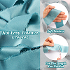 3 Rolls 3 Colors Polyester Frayed Fringe Ribbon OCOR-TA0001-55B-4