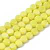 Electroplate Glass Beads Strands EGLA-Q125-002-A04-1