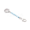 8Pcs Marine Animals Zinc Alloy Pendant Decorations HJEW-JM03229-5