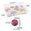 56Pcs 7 Colors Spray Painted Natural Capiz Shell Connector Charms SSHEL-FS0001-09-4